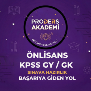 ÖNLİSANS KPSS GY / GK
