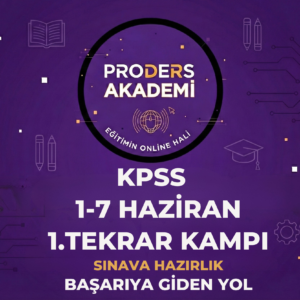 1-7 HAZİRAN 1.TEKRAR KAMPI