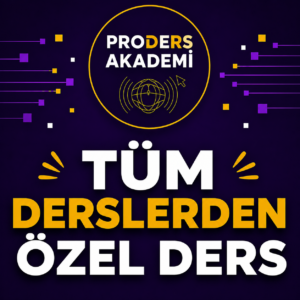 Tüm Dersler için Özel Ders