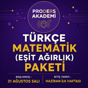 Türkçe Matematik Eşit Ağırlık Paketi